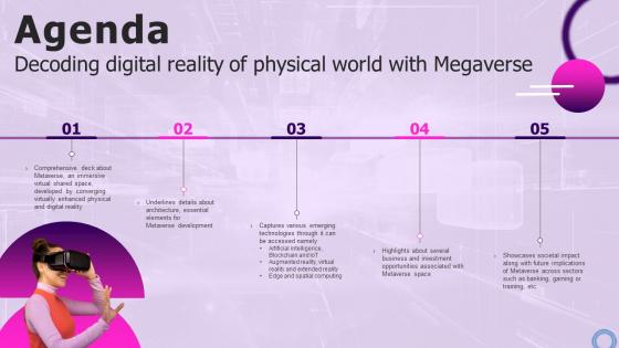 Agenda Decoding Digital Reality Of Physical World With Megaverse AI SS V