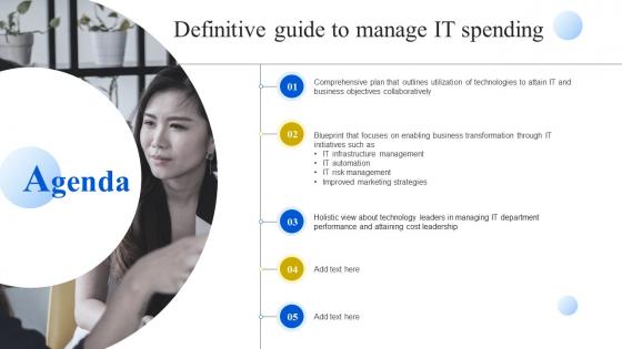 Agenda Definitive Guide To Manage It Spending Strategy SS V