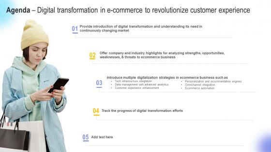 Agenda Digital Transformation In E Commerce To Revolutionize Customer Experience DT SS