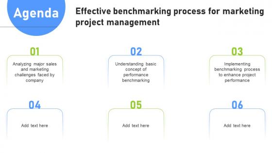 Agenda Effective Benchmarking Process For Marketing Project Management CRP DK SS