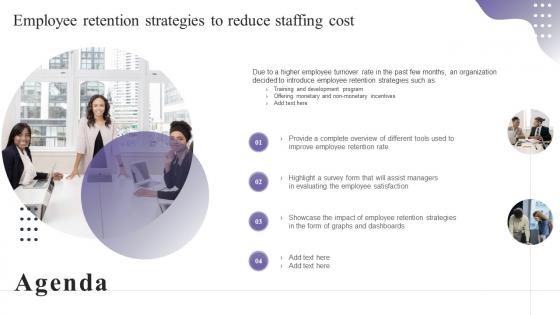 Agenda Employee Retention Strategies To Reduce Staffing Cost