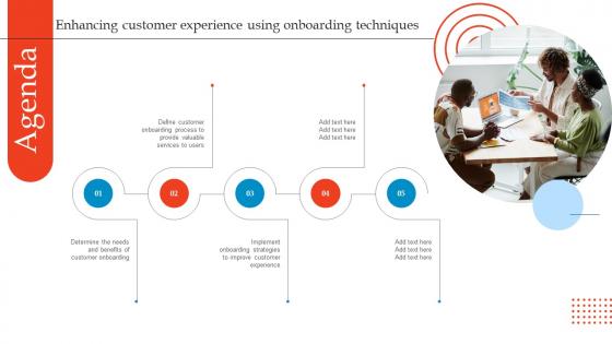 Agenda Enhancing Customer Experience Using Onboarding Techniques