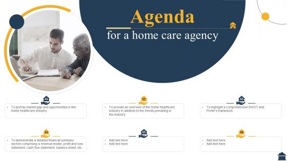 Agenda For A Homecare Agency Business Plan Ppt Ideas Infographic Template BP SS