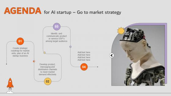 Agenda For AI Startup Go To Market Strategy GTM SS