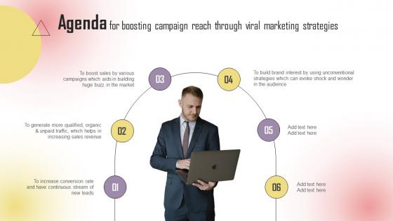 Agenda For Boosting Campaign Reach Through Viral Marketing Strategies MKT SS V