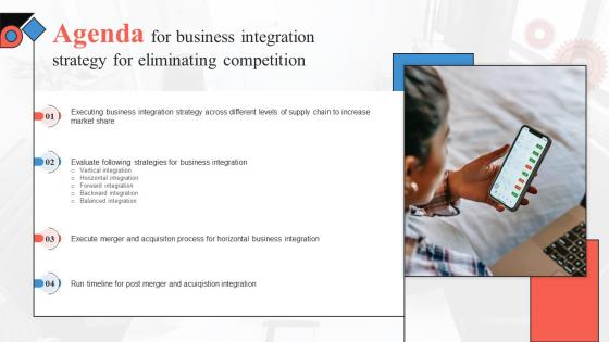 Agenda For Business Integration Strategy For Eliminating Competition Strategy SS V