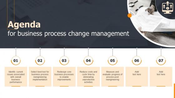 Agenda For Business Process Change Management