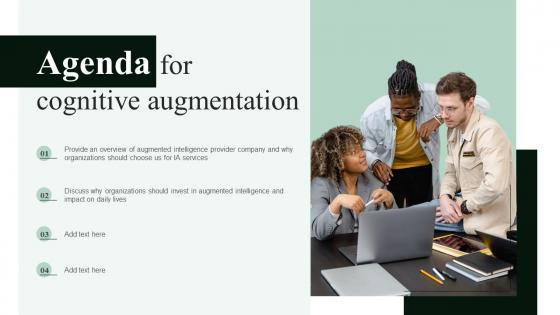 Agenda For Cognitive Augmentation Ppt Powerpoint Presentation File Clipart Images
