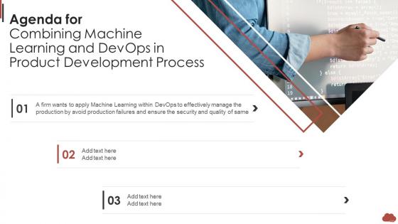 Agenda For Combining Machine Learning And Devops In Product Development Process
