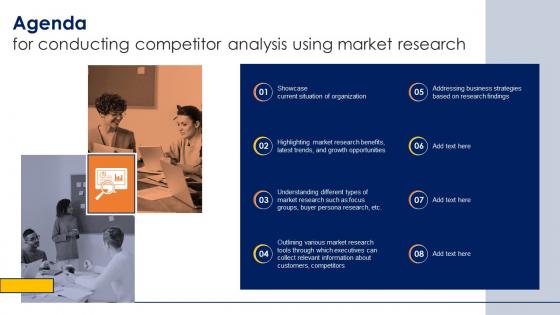 Agenda For Conducting Competitor Analysis Using Market Research MKT SS V