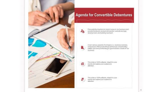 Agenda for convertible debentures shareholding pattern ppt powerpoint presentation good