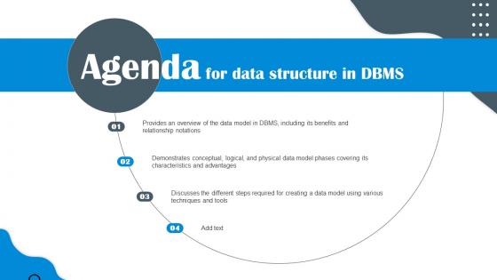 Agenda For Data Structure In DBMS