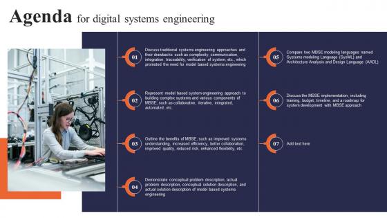 Agenda For Digital Systems Engineering