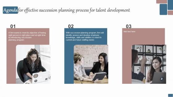 Agenda For Effective Succession Planning Process For Talent Development Ppt Gallery Design Inspiration