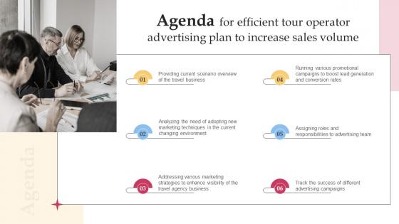 Agenda For Efficient Tour Operator Advertising Plan To Increase Strategy SS V