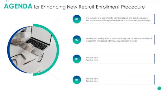Agenda For Enhancing New Recruit Enrollment Procedure