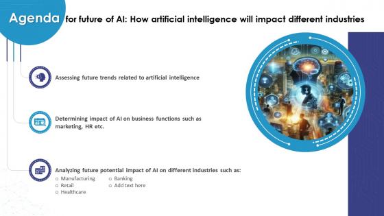 Agenda For Future Of AI How Artificial Intelligence Will Impact Different Industries AI SS