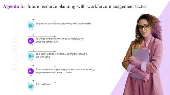 Agenda For Future Resource Planning With Workforce Management Tactics