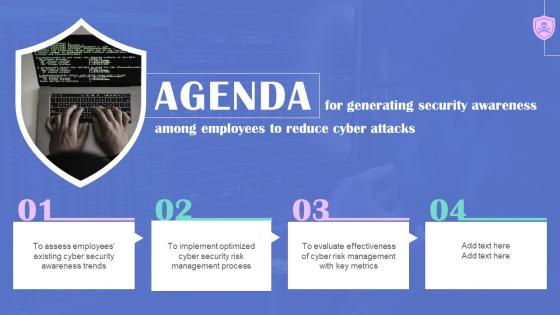 Agenda For Generating Security Awareness Among Employees To Reduce