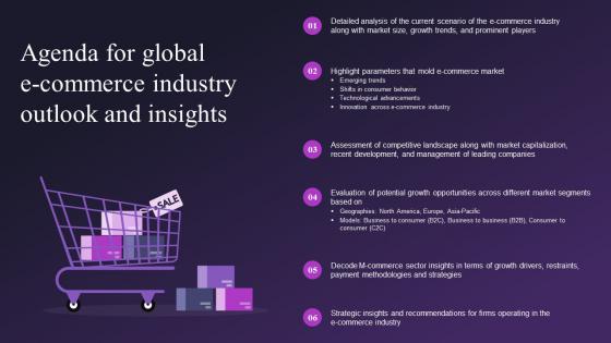 Agenda For Global E Commerce Industry Outlook And Insights IR SS