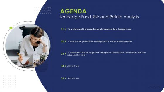 Agenda For Hedge Fund Risk And Return Analysis Ppt Slides Background Images