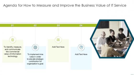Agenda for how to measure and improve the business value of it service