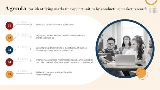 Agenda For Identifying Marketing Opportunities By Conducting Market Research Mkt Ss V
