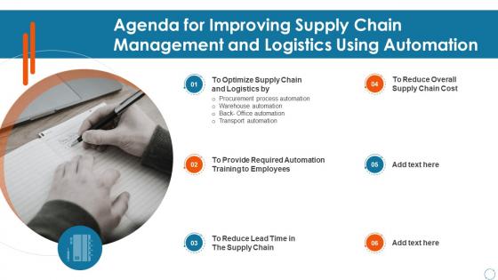 Agenda For Improving Supply Chain Management And Logistics Using Automation