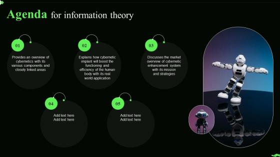 Agenda For Information Theory Ppt Infographic Template Backgrounds