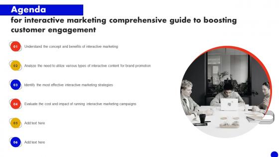 Agenda For Interactive Marketing Comprehensive Guide Boosting Customer Engagement