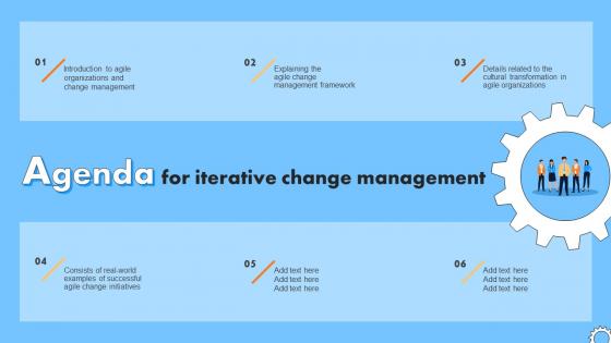 Agenda For Iterative Change Management Ppt PowerPoint Images CM SS V