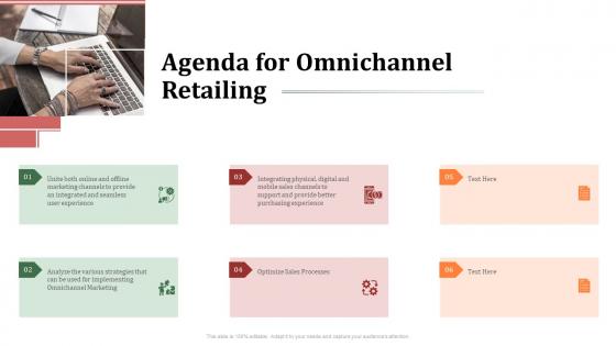 Agenda for omnichannel retailing ppt slides infographic