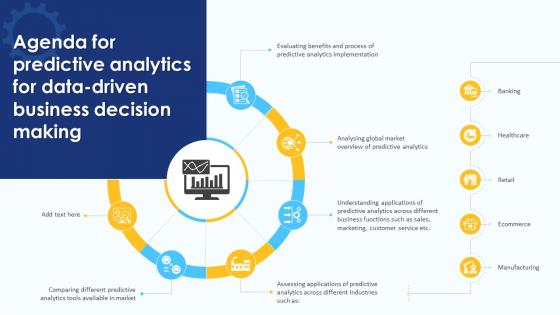 Agenda For Predictive Analytics For Data Driven Business Decision Making AI SS