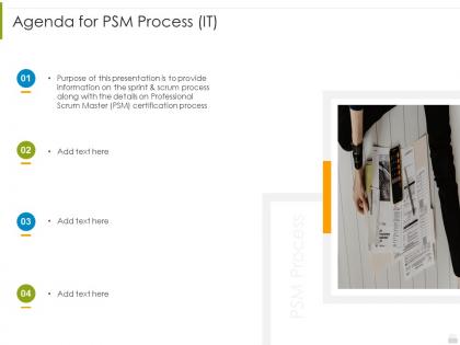 Agenda for psm process it psm process it ppt powerpoint presentation file