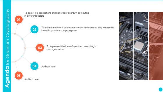 Agenda For Quantum Cryptography Ppt Information