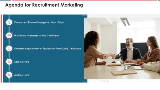 Agenda For Recruitment Marketing Ppt Graphics