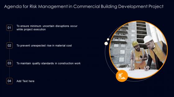 Agenda For Risk Management In Commercial Building Development Project