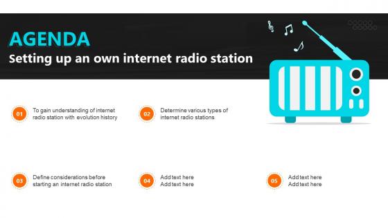 Agenda For Setting Up An Own Internet Radio Station