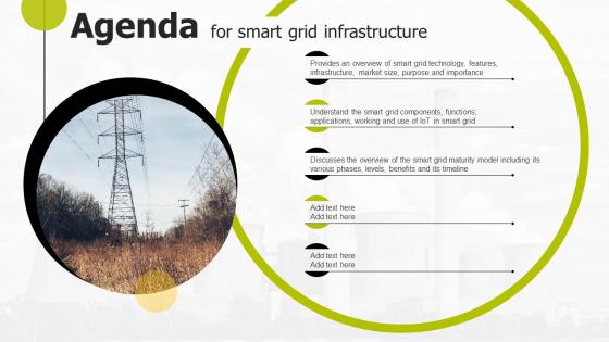 Agenda For Smart Grid Infrastructure Ppt Download