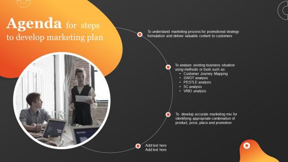 Agenda For Steps To Develop Marketing Plan MKT SS V