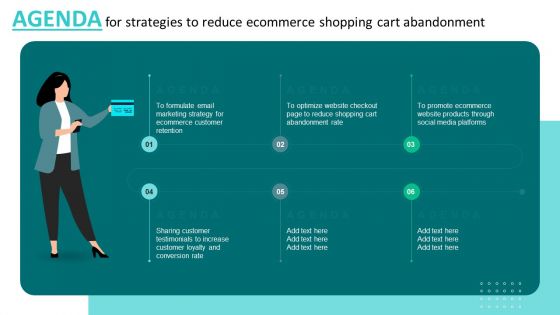 Agenda For Strategies To Reduce Ecommerce Shopping Cart Abandonment