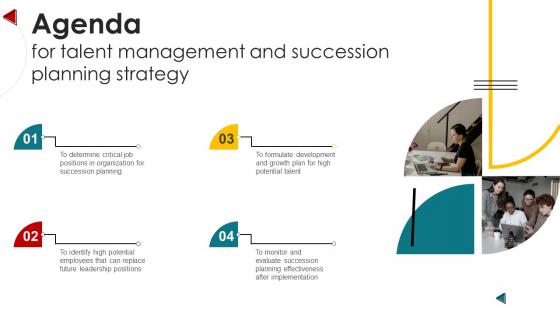 Agenda For Talent Management And Succession Planning Strategy