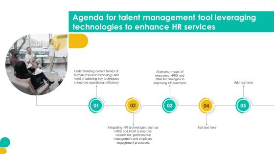 Agenda For Talent Management Tool Leveraging Technologies To Enhance Hr Services