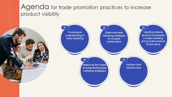 Agenda For Trade Promotion Practices To Increase Product Visibility Strategy SS V