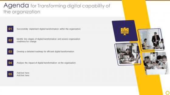 Agenda For Transforming Digital Capability Of The Organization