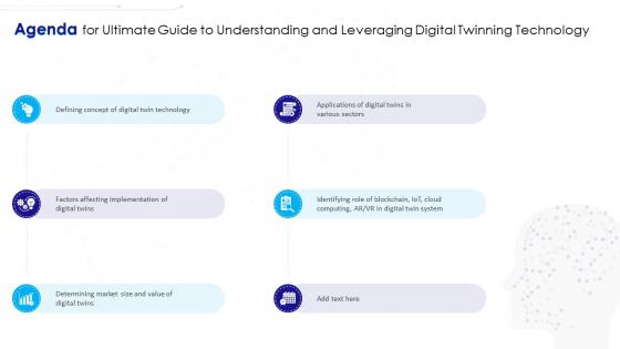 Agenda For Ultimate Guide To Understanding And Leveraging Digital Twinning Technology BCT SS V