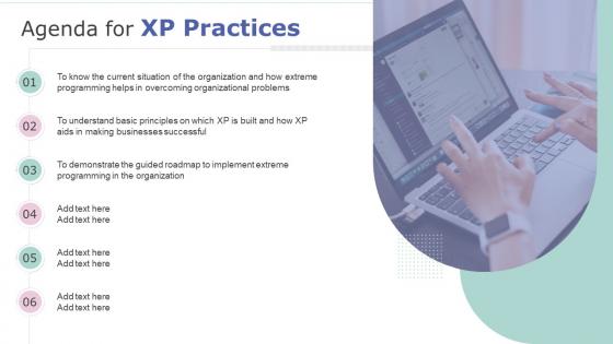 Agenda For XP Practices Ppt Powerpoint Presentation File Images