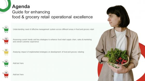 Agenda Guide For Enhancing Food And Grocery Retail Operational Excellence