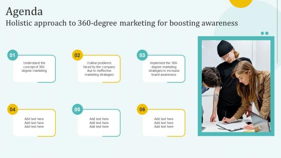 Agenda Holistic Approach To 360 Degree Marketing For Boosting Awareness