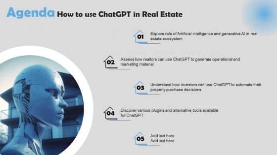 Agenda How To Use ChatGPT In Real Estate ChatGPT SS